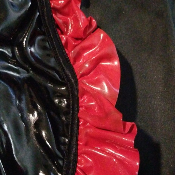 Pvc wet look jacket bollero - Picture 2 of 4